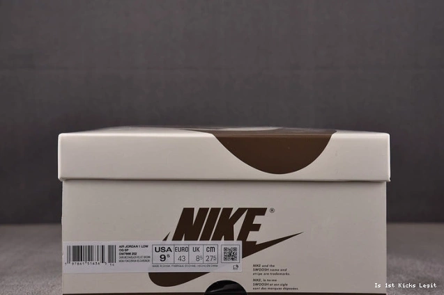 DM7866-202 Jordan 1 Brown Travis Velvet Low Scott Air x OG 0802